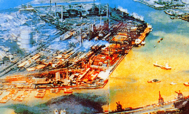 大腸菌でさえ棲めない汚れた洞海湾写真